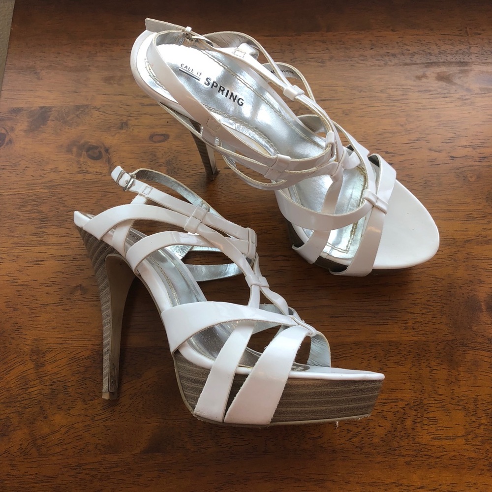 Strappy heels